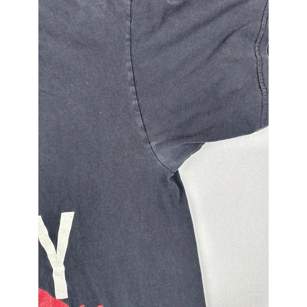 Vintage 2005 Jordan Fly Jumpman T Shirt XL Black Red Air Jordan Faded